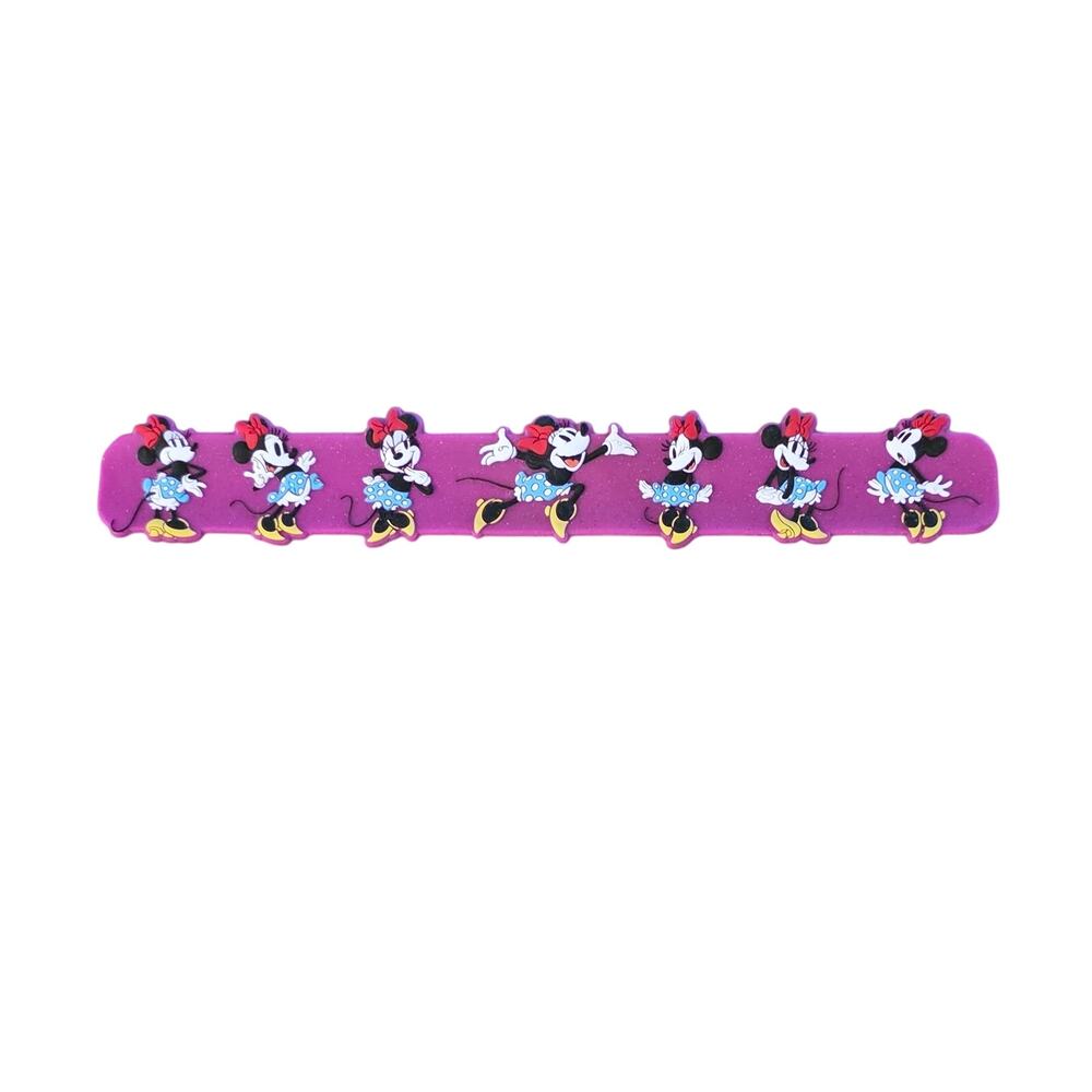 Disney Silicone Slap‎ Bracelet Minnie Mouse Bows, Ears, Dots & Heels